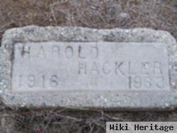 Harold Hackler