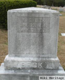 W. D. Beck