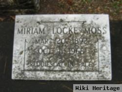 Miriam Locke Moss