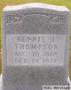 Benjamin J. "bennie" Patterson Thompson