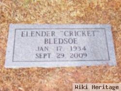 Elender "cricket" Clark Bledsoe