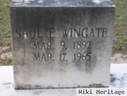 Saul E Wingate