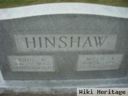 Willie A. Hinshaw