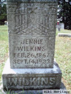 Martha Jane "jennie" Duggins Wilkins