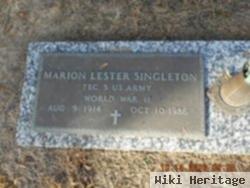 Marion Lester Singleton