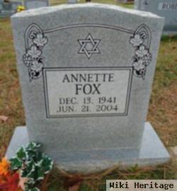 Annette Gordon Fox