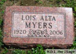 Lois Alta Butcher Myers