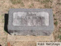 Eliza K Brown