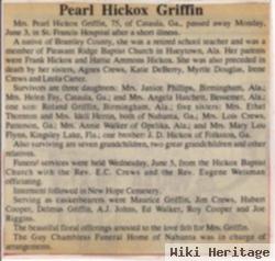 Pearl Piccola Hickox Griffin