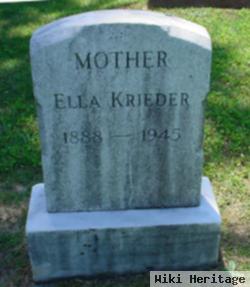 Ella Krieder