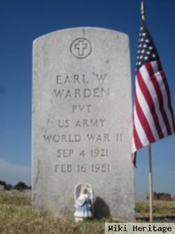 Earl W Warden