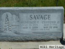 Clifford O Savage