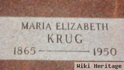 Maria Elizabeth Bangert Krug