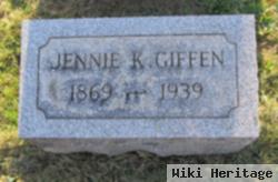 Jennie K Giffen