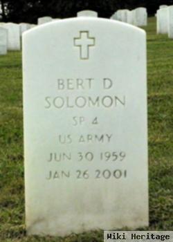 Bert D Solomon