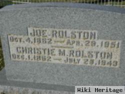 Joe Shelby Rolston, Sr