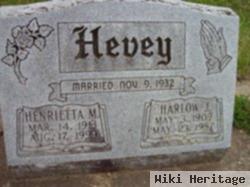 Henrietta M Hevey