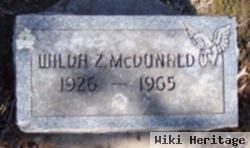 Wilda Z Mcdonald