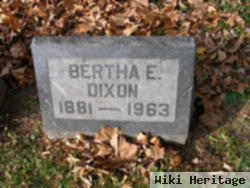 Bertha E Dixon