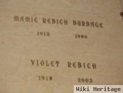 Mamie Rebich Burbage