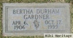 Bertha Durham Gardner