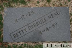 Betty Debrule Neal