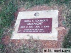 Leota R. Gabbert Mcknight