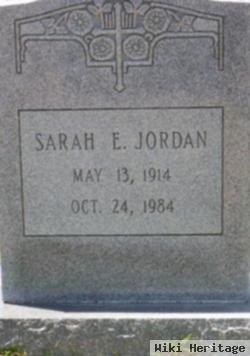 Sarah E Jordan