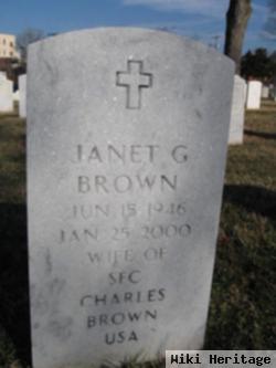 Janet G Brown