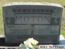 William E Moton