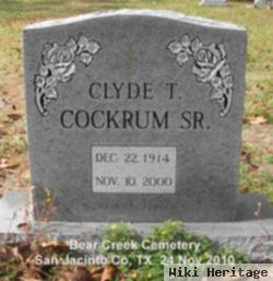 Clyde Thomas Cockrum, Sr