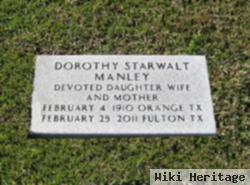 Dorothy Starwalt Manley