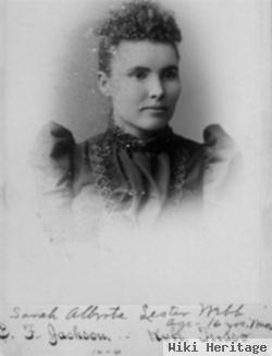 Sarah Alberta Lester Webb
