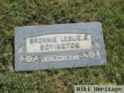 Leslie J. "brownie" Boyington