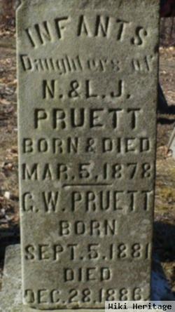 Infant Daughter Pruett