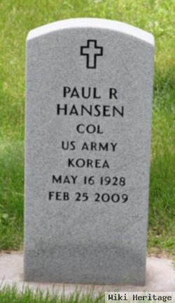 Paul R Hansen