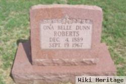 Ona Bell Dunn Roberts