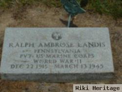 Ralph Ambrose Landis