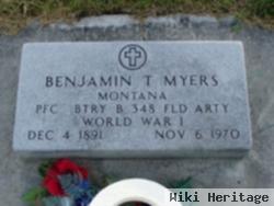 Benjamin T Myers