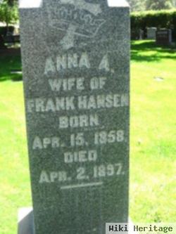 Mrs Anna A. Dekay Hansen