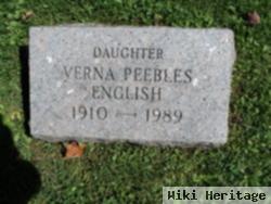 Verna Peebles English