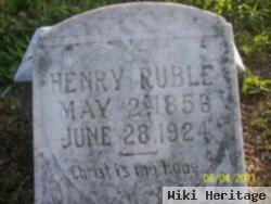 Henry Ruble