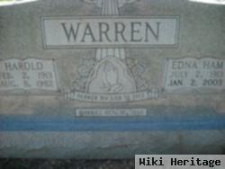 Edna Geneva Ham Warren