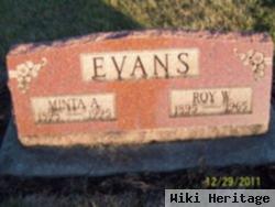 Minta Almyra Rowe Evans