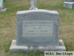 Charles W Thompson