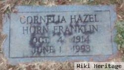 Cornelia Hazel Horn Franklin