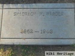 Shadrach Morris Warder