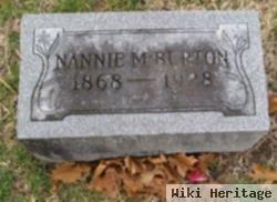 Nannie M. Burton