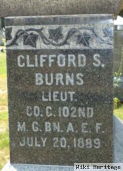 Lieut Clifford S Burns