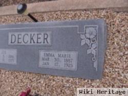 Emma Marie Kelley Decker